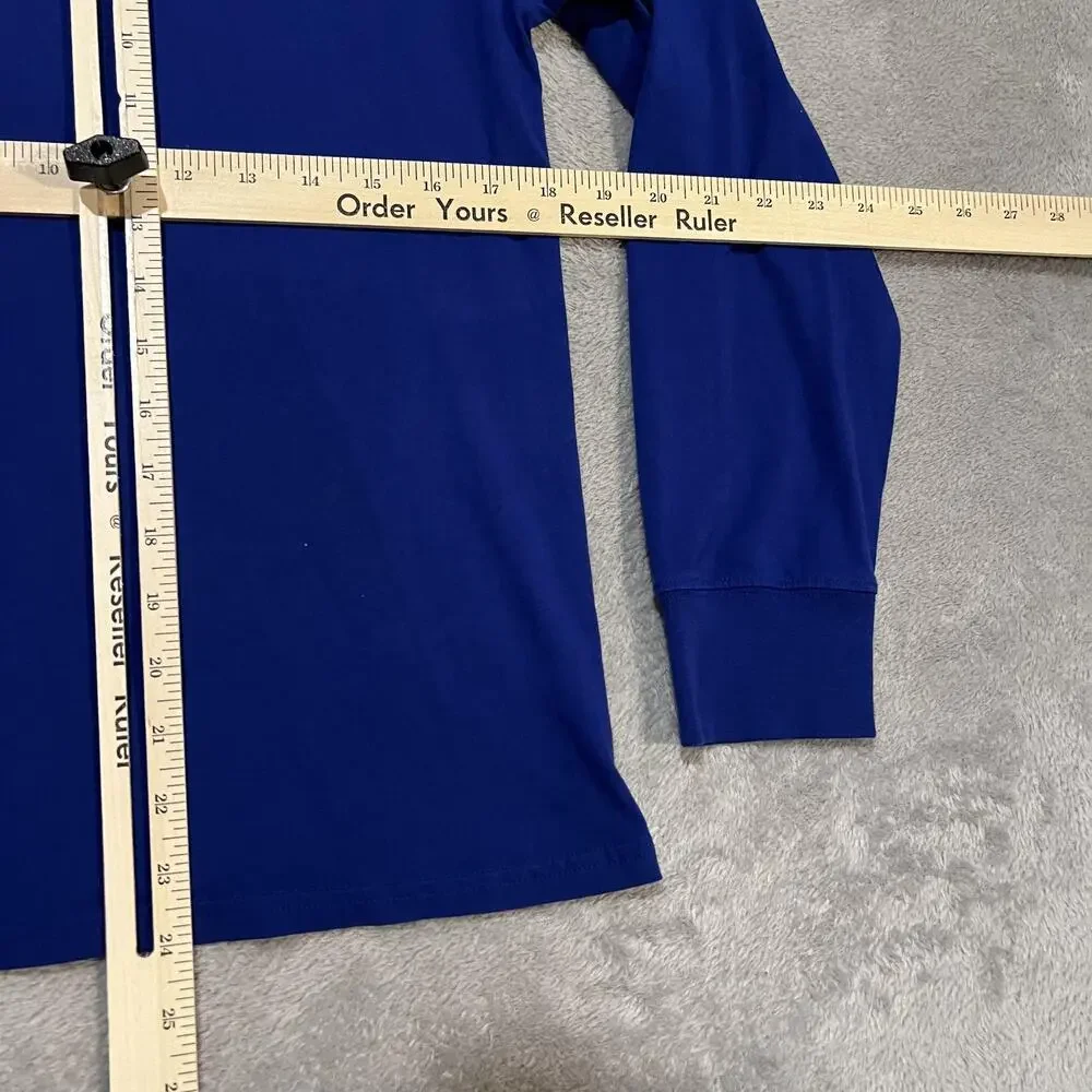 Polo Ralph Lauren Shirt Boys Large Blue Long Sleeve Rugby Football Club Graphic